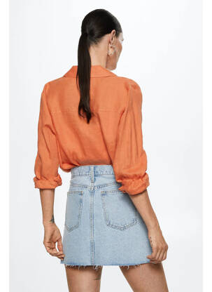 Jupe courte bleu MANGO femme