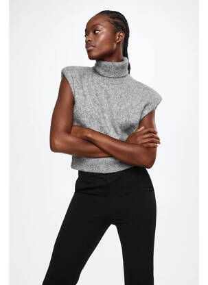 Pantalon chino noir MANGO femme