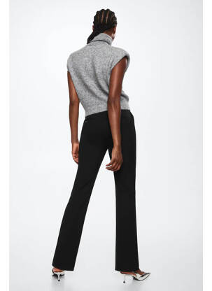 Pantalon chino noir MANGO femme