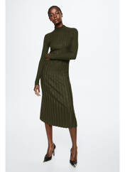 Robe longue beige MANGO pour femme seconde vue