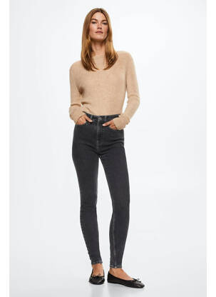 Jeans skinny gris MANGO femme