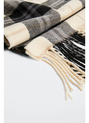 Echarpe beige MANGO homme