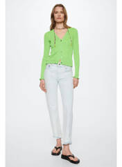 Gilet manches longues vert MANGO pour femme seconde vue