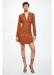Robe courte orange MANGO pour femme seconde vue