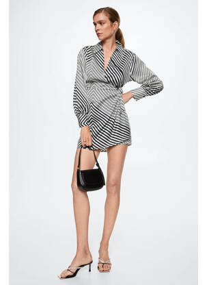 Robe courte blanc MANGO femme
