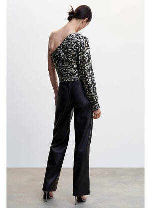 Chemisier noir MANGO femme