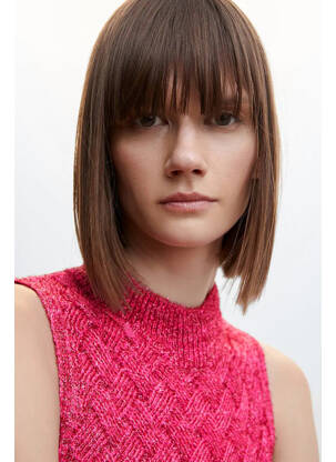 Débardeur rose MANGO femme