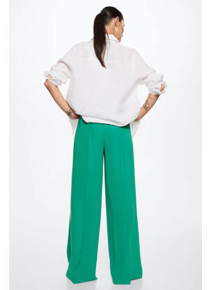 Pantalon flare vert MANGO femme
