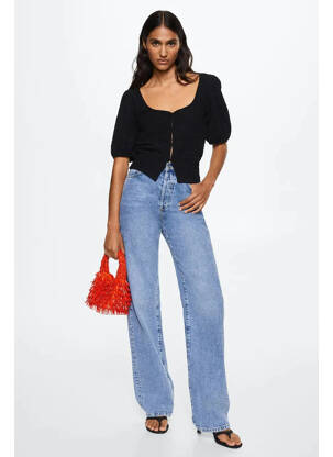 Top noir MANGO femme