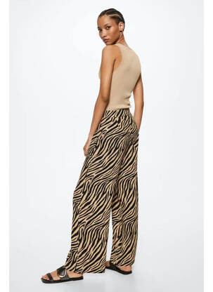 Pantalon flare marron MANGO femme