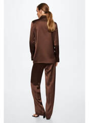 Pantalon droit marron MANGO pour femme seconde vue