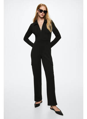 Combi-pantalon noir MANGO femme