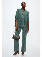 Pantalon droit bleu MANGO pour femme seconde vue