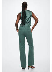Pantalon droit bleu MANGO pour femme seconde vue