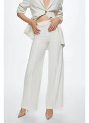Pantalon large beige MANGO pour femme seconde vue