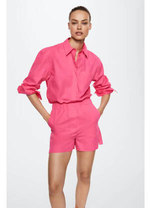 Short rose MANGO femme