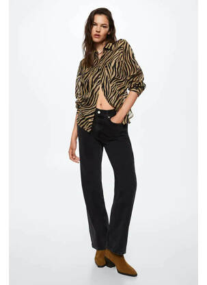 Chemisier marron MANGO femme