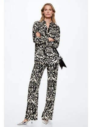 Pantalon flare noir MANGO femme