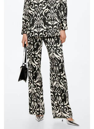 Pantalon flare noir MANGO femme