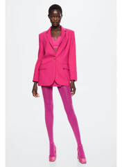 Blazer rose MANGO pour femme seconde vue