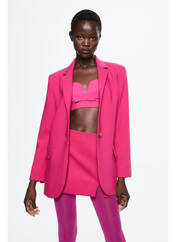 Blazer rose MANGO pour femme seconde vue