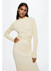 Pull col roulé beige MANGO pour femme seconde vue