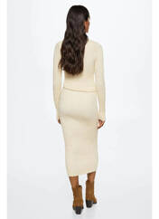 Pull col roulé beige MANGO pour femme seconde vue