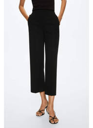 Pantalon 7/8 noir MANGO femme