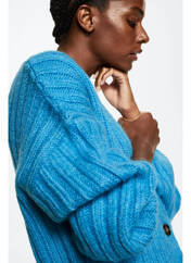Gilet manches longues bleu MANGO pour femme seconde vue