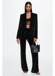 Pantalon droit noir MANGO pour femme seconde vue