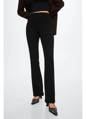 Pantalon flare noir MANGO femme