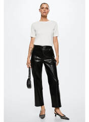 Pantalon droit noir MANGO pour femme seconde vue