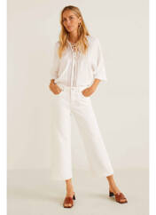 Jeans coupe large blanc MANGO pour femme seconde vue