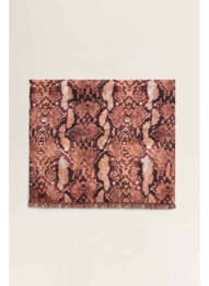 Foulard rouge MANGO femme