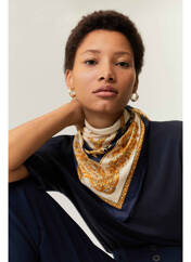 Foulard bleu MANGO pour femme seconde vue