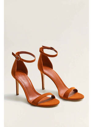 Sandales/Nu pieds marron MANGO femme