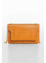 Sac jaune MANGO femme