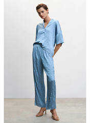 Pantalon flare bleu MANGO pour femme seconde vue
