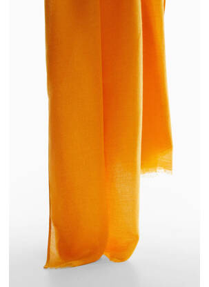 Echarpe jaune MANGO femme