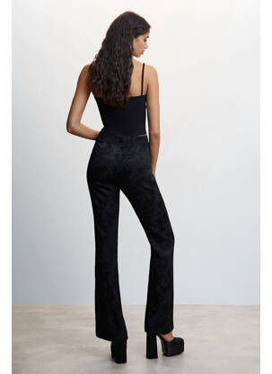 Pantalon flare noir MANGO femme