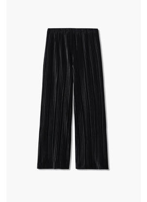Pantalon large noir MANGO femme