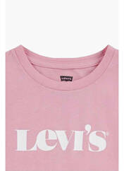 T-shirt rose LEVIS pour fille seconde vue