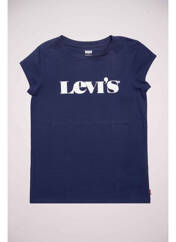 T-shirt bleu LEVIS pour fille seconde vue