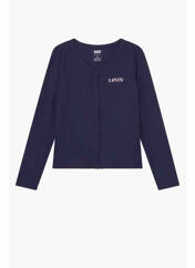 Gilet manches longues bleu LEVIS pour fille seconde vue