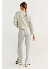 Pantalon large gris MANGO pour femme seconde vue