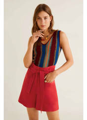 Short rouge MANGO pour femme seconde vue