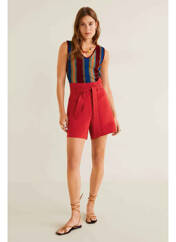 Short rouge MANGO pour femme seconde vue