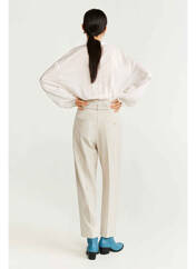 Pantalon chino beige MANGO pour femme seconde vue