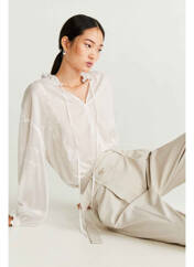 Pantalon chino beige MANGO pour femme seconde vue