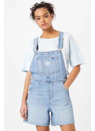 Combishort bleu LEVIS pour femme